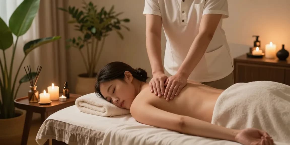 Discover luxurious 산본출장안마 therapy in a tranquil spa setting with soothing ambiance.
