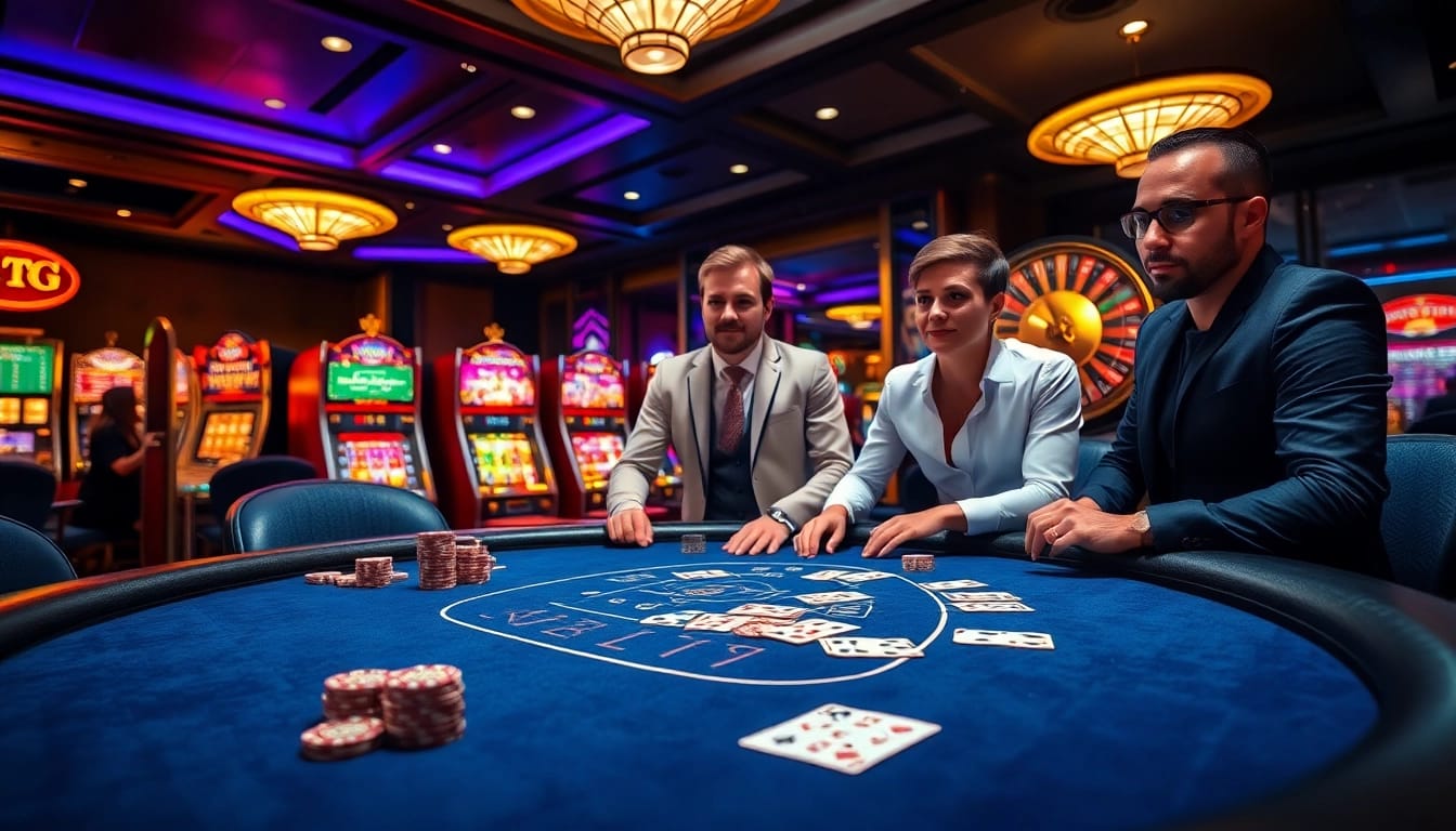 Experience thrilling bets at tha bet casino with lively card games and vibrant slot machines.