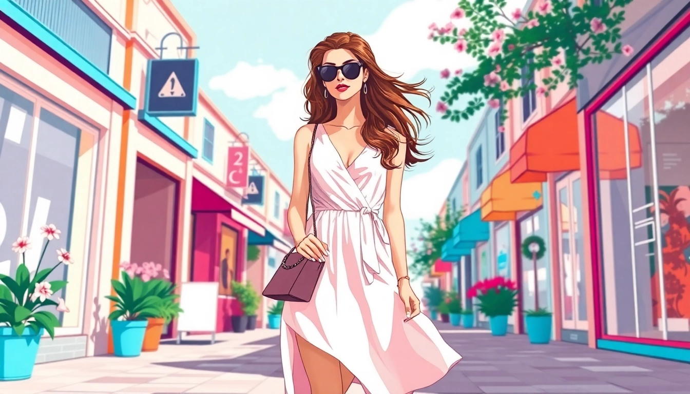 A fashionable woman confidently embraces the latest trends in Women Fashion.