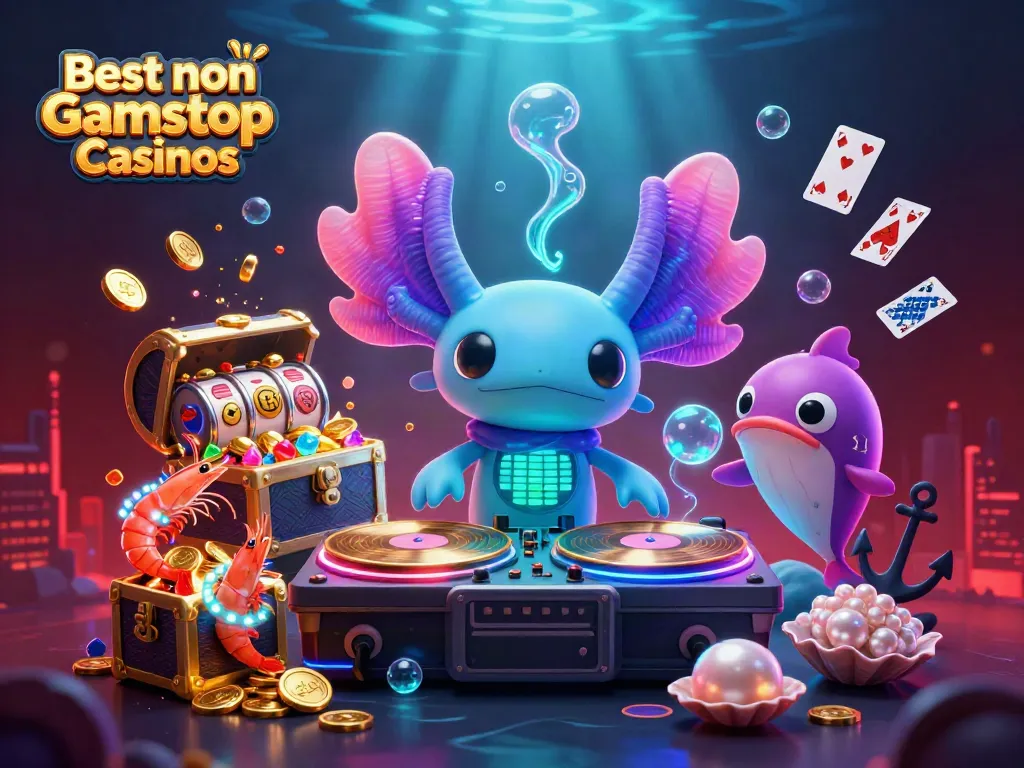 Experience thrilling gameplay with the Best non Gamstop Casinos in this vibrant underwater party scene.