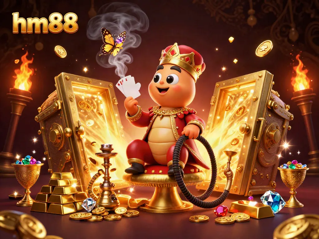 Engage in exciting gambling adventures with hm88 showcasing a vibrant casino atmosphere full of treasures.