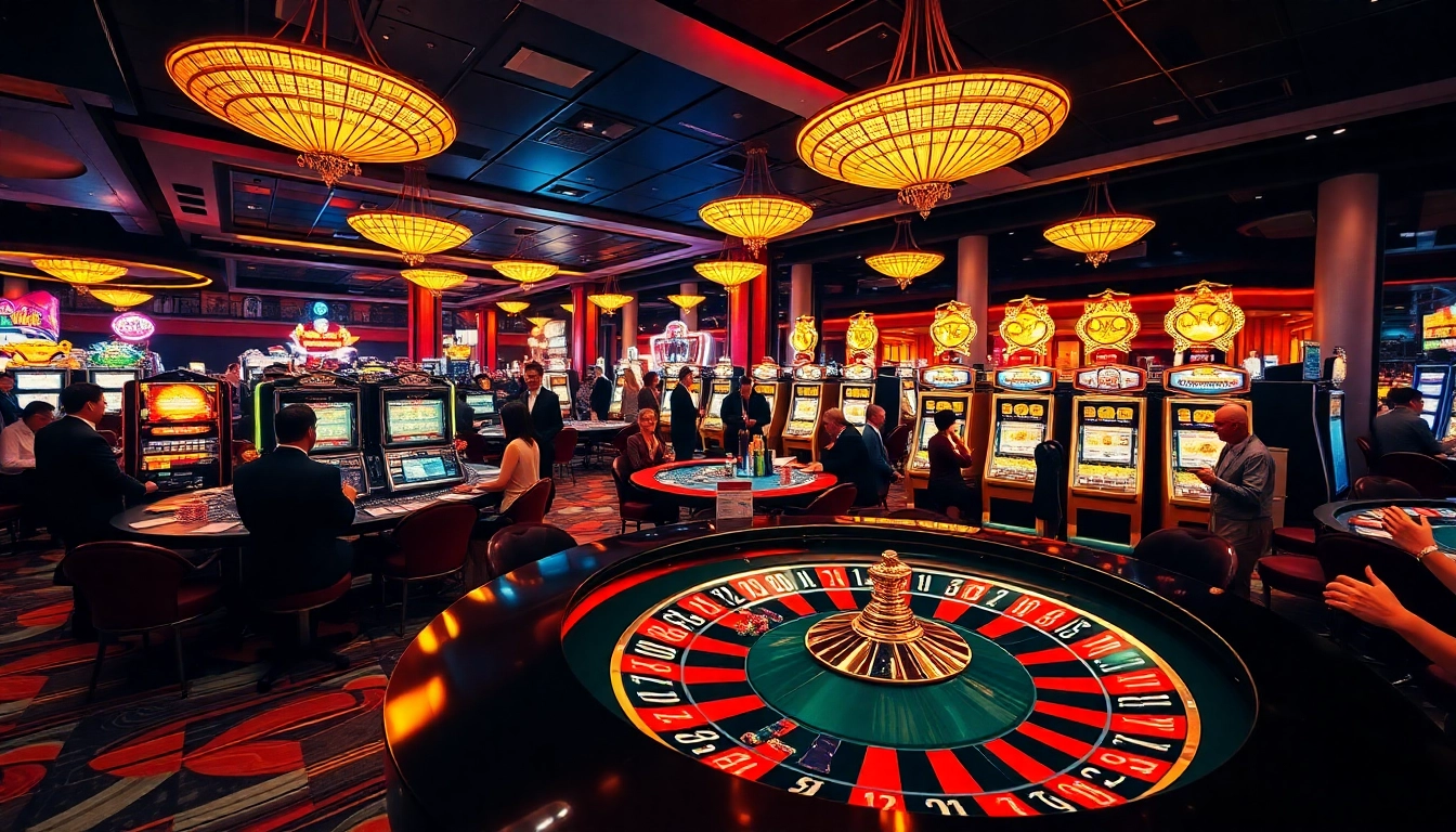 CM88 excitement fills the casino with vibrant roulette tables and jubilant players celebrating wins.