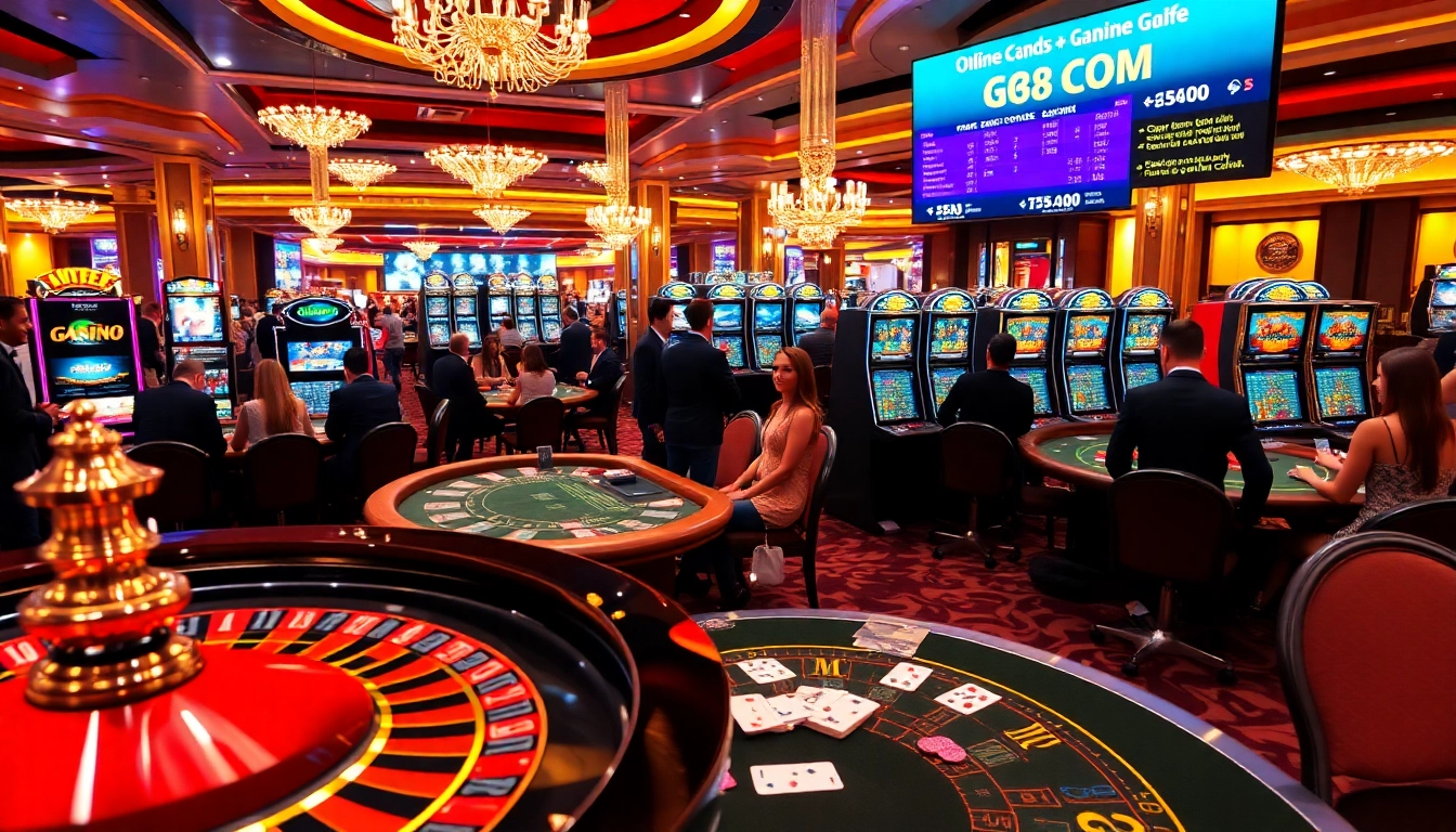 Engage in thrilling gaming experiences at GG88 COM with a vibrant casino atmosphere.
