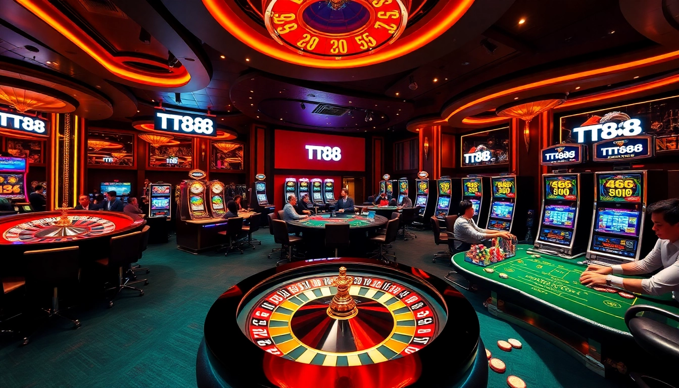 Experience the excitement at TT88 with vibrant casino games and thrilling betting opportunities.
