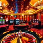 Players enjoying a game of blackjack at https://9win1.online/ with luxurious casino ambiance.
