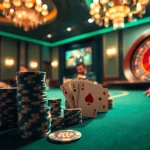 Engage in the excitement of casino gaming at https://rikvip.college/ with vibrant poker chips and cards.