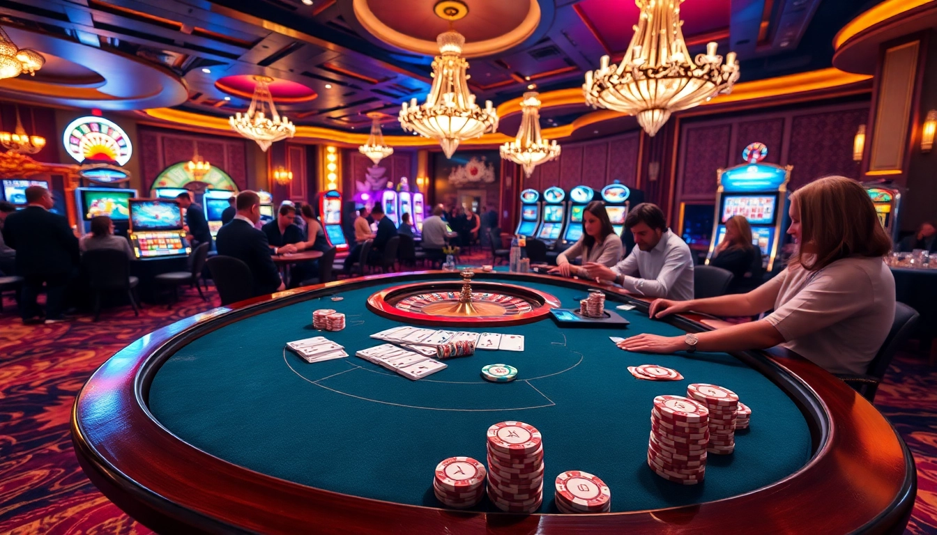 Experience the excitement of gambling at https://lc88.it.com/ with vibrant casino tables and a thrilling atmosphere.