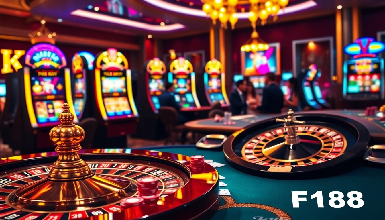 Experience thrilling gameplay at F168 with vibrant tables and casino excitement.
