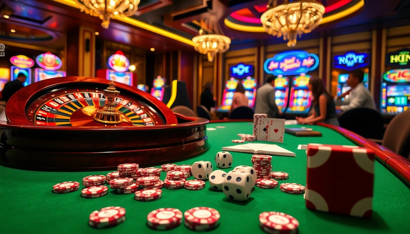Experience the thrill of winning at https://king88b.us.com/ with vibrant casino tables and roulette.