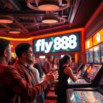 Exciting online gambling atmosphere at fly88 link brand casino.