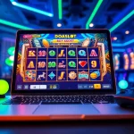 Engaging DOASLOT login interface featuring vibrant slot graphics and dynamic animations.