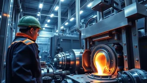 High pressure diecasting malaysia manufacturing facility showcasing advanced machinery and skilled technicians.