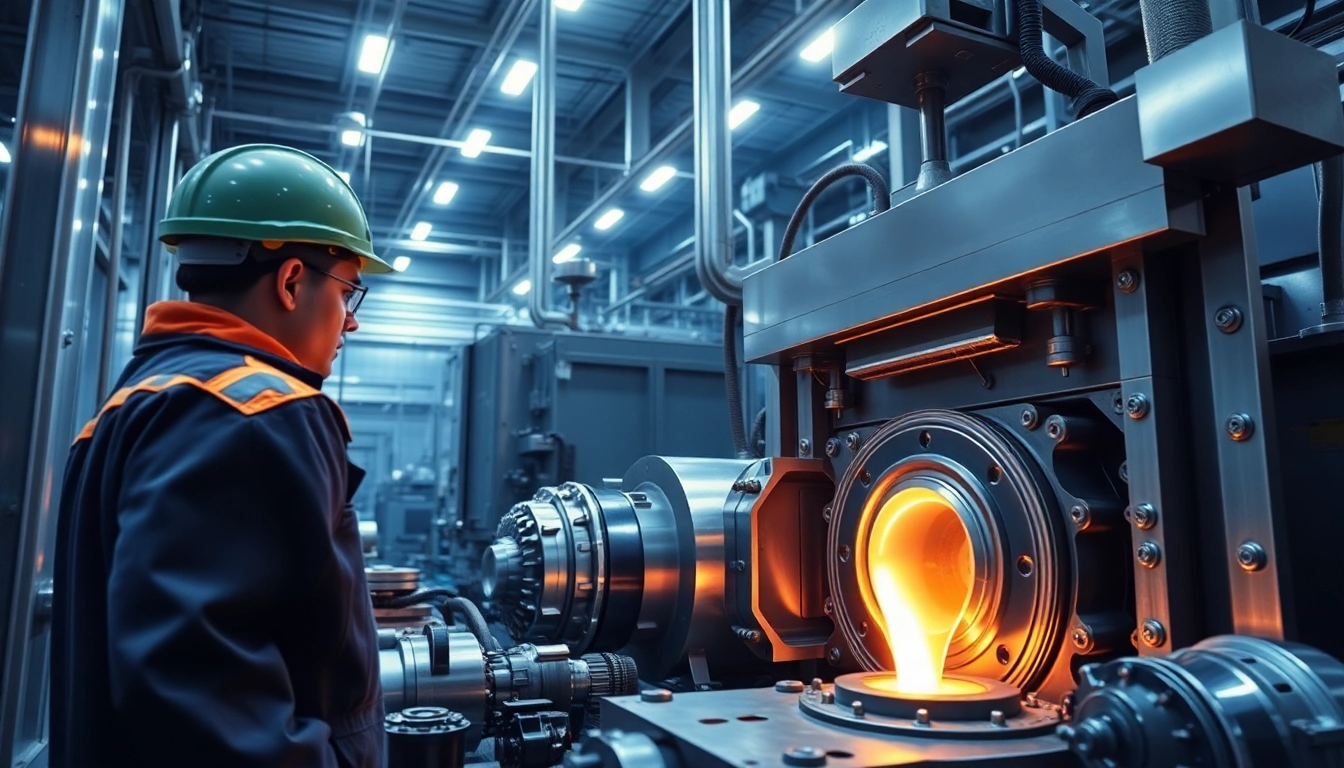 High pressure diecasting malaysia manufacturing facility showcasing advanced machinery and skilled technicians.