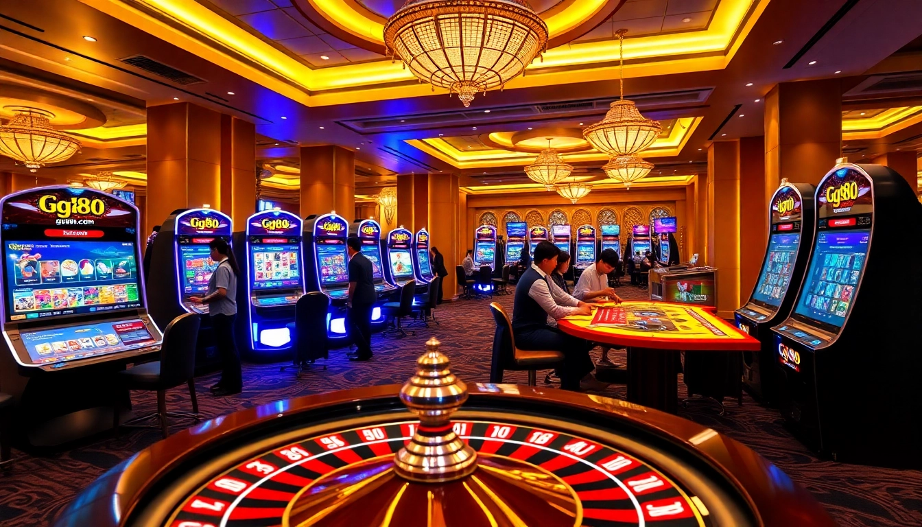 Engage in thrilling gameplay at gg88.com with vibrant casino visuals of poker chips and roulette.