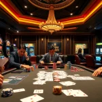 Engaging image representing nhận định kèo nhà cái with poker chips on a professional gambling table.