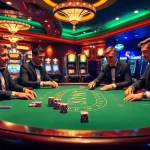 Exciting casino gaming scene featuring diverse players at blackjack table on https://go88vn.blog.