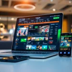 Engaging online betting interface showcasing okvipwin.live with dynamic sports odds and promotions.