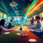 Vin777.gb.net online betting scene featuring an engaging virtual casino experience with players and game elements.