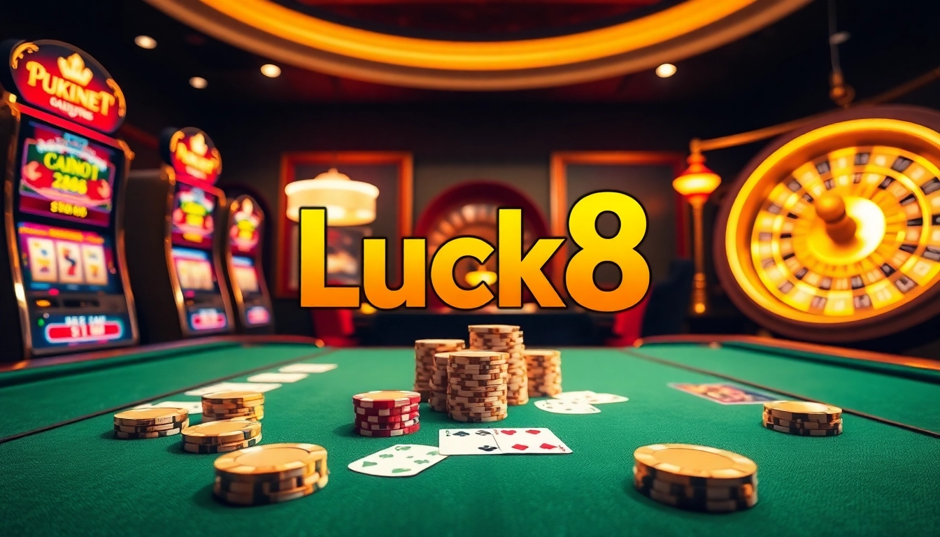Experience the thrill of live gambling at Luck8 with vibrant games and luxurious settings.