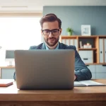 Complete your eta application uk in a serene workspace with travel essentials.