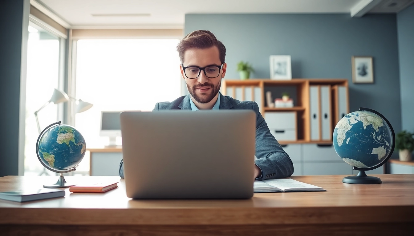 Complete your eta application uk in a serene workspace with travel essentials.