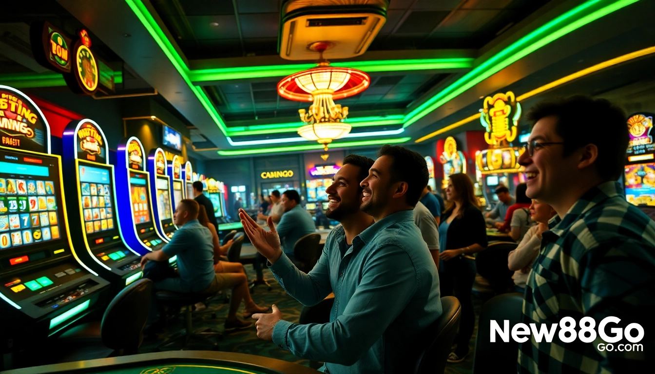 Experience the excitement of online gambling at new88go.com with vibrant casino gaming action.