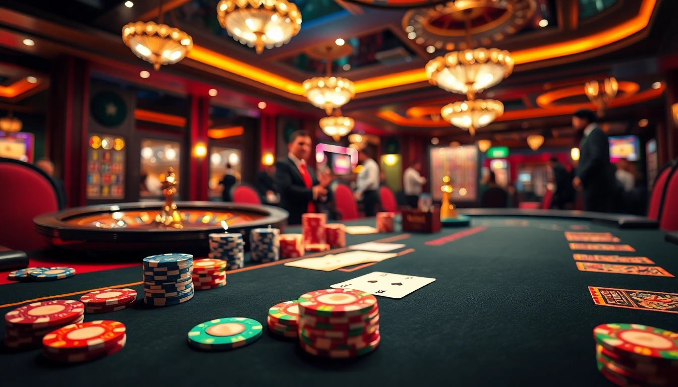 Elevate your gaming experience at https://rr88a.us.com/ with a luxurious poker scene featuring vibrant cards and chips.