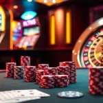 Engage with thrilling gambling experiences at https://789club.vin/ with this luxurious casino scene.