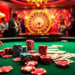 Experience thrilling poker action at da88 casino with vibrant chips and high-stakes excitement.