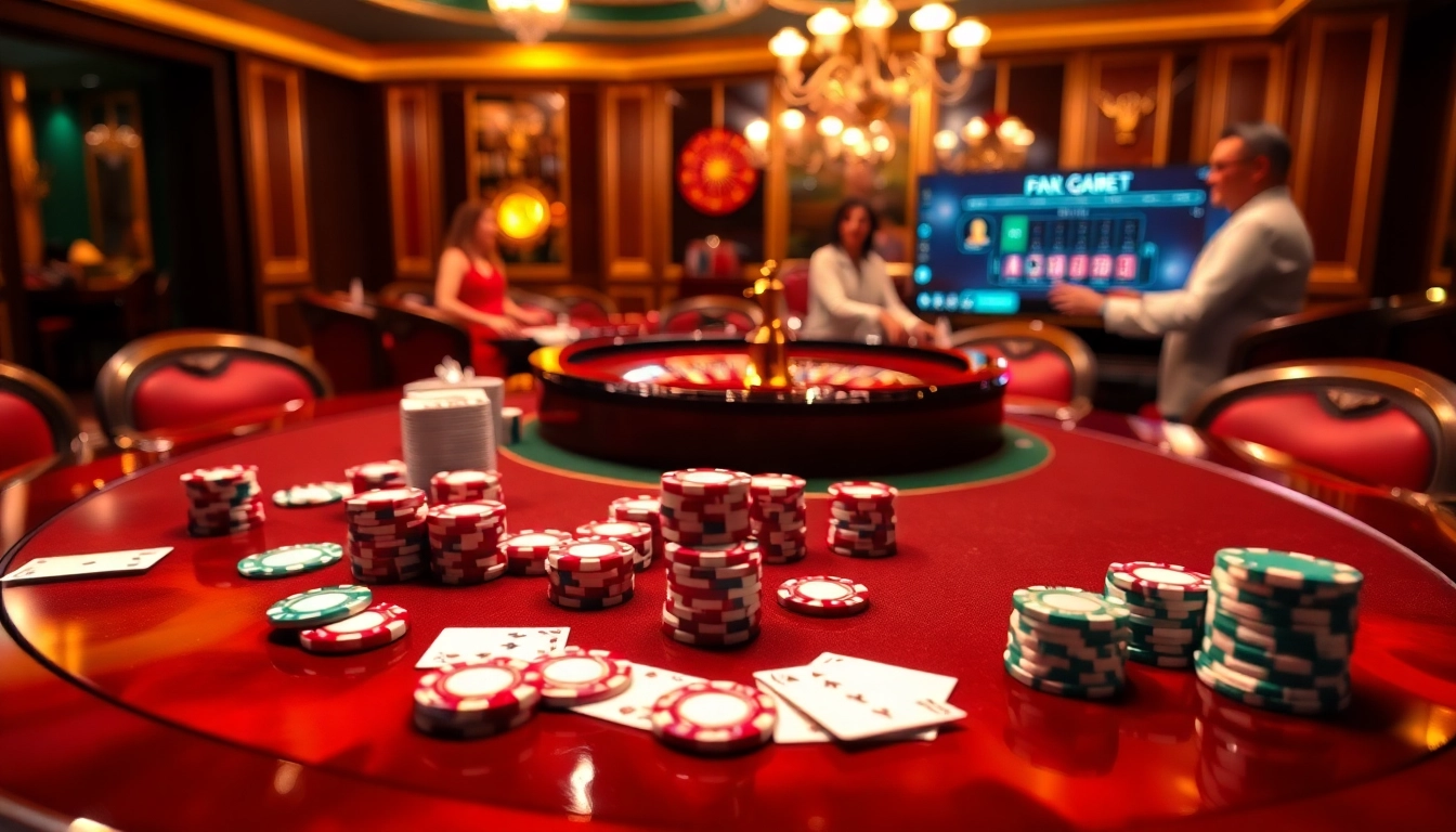 Experience the thrill of fabet through lively casino games and elegant poker tables.