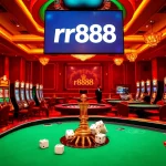 Experience the thrill of gambling at rr888 with luxurious casino tables and vibrant slot machines.