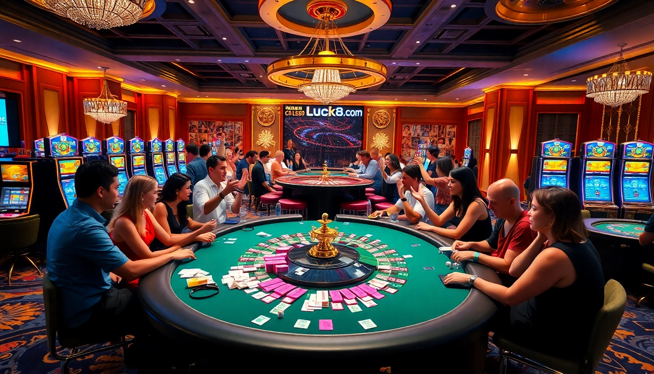 Engaging players at Luck88com.net amidst dynamic casino games for thrilling online experiences.