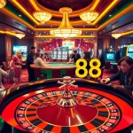 Good88 players engage in an exciting casino experience with roulette and poker games.