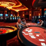 Experience luxury gaming at SOIBET with engaging poker tables, roulette wheels, and vibrant slot machines.