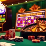 Experience high-stakes excitement at 39 bet with a luxurious casino atmosphere featuring vibrant games and interactive betting options.