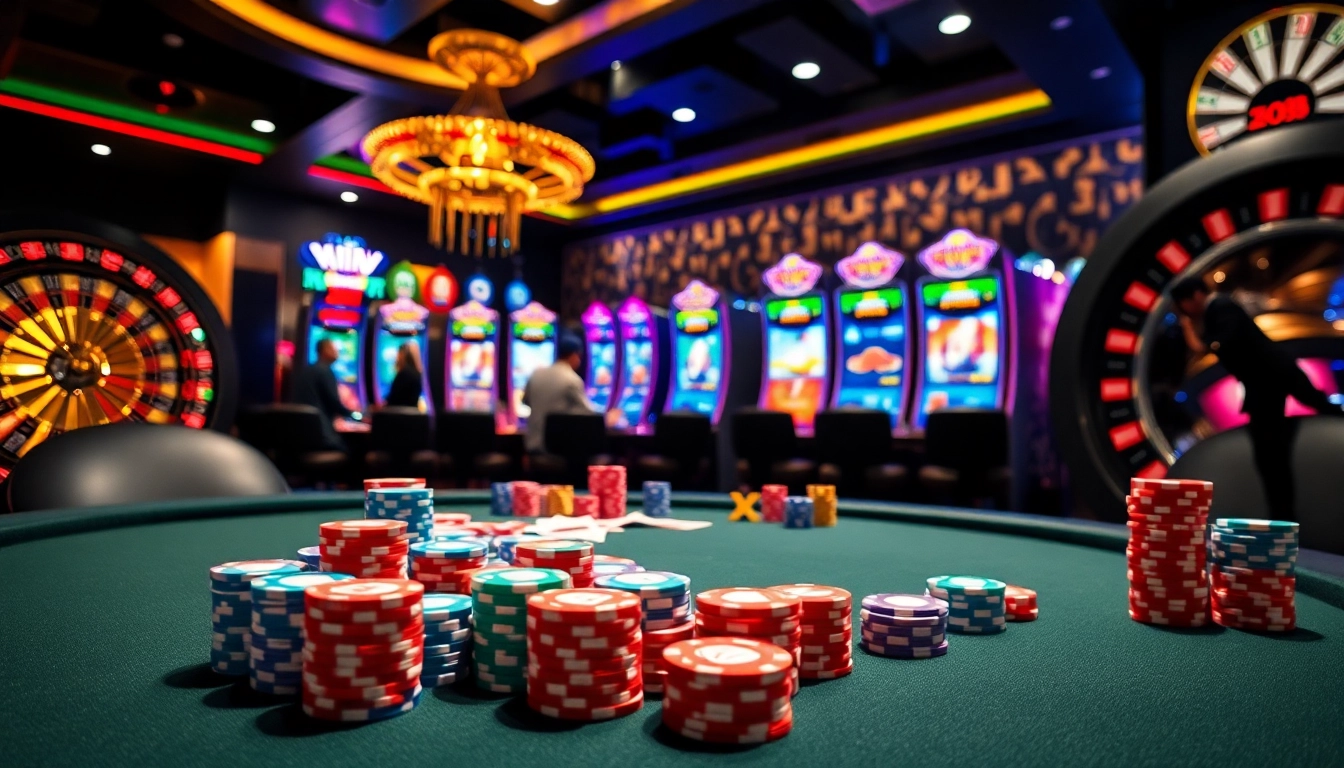 Intense poker action at XX88 casino with vibrant chips and engaging players.