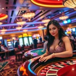 AU88 casino excitement showcasing vibrant tables and engaging gameplay in a luxurious setting.