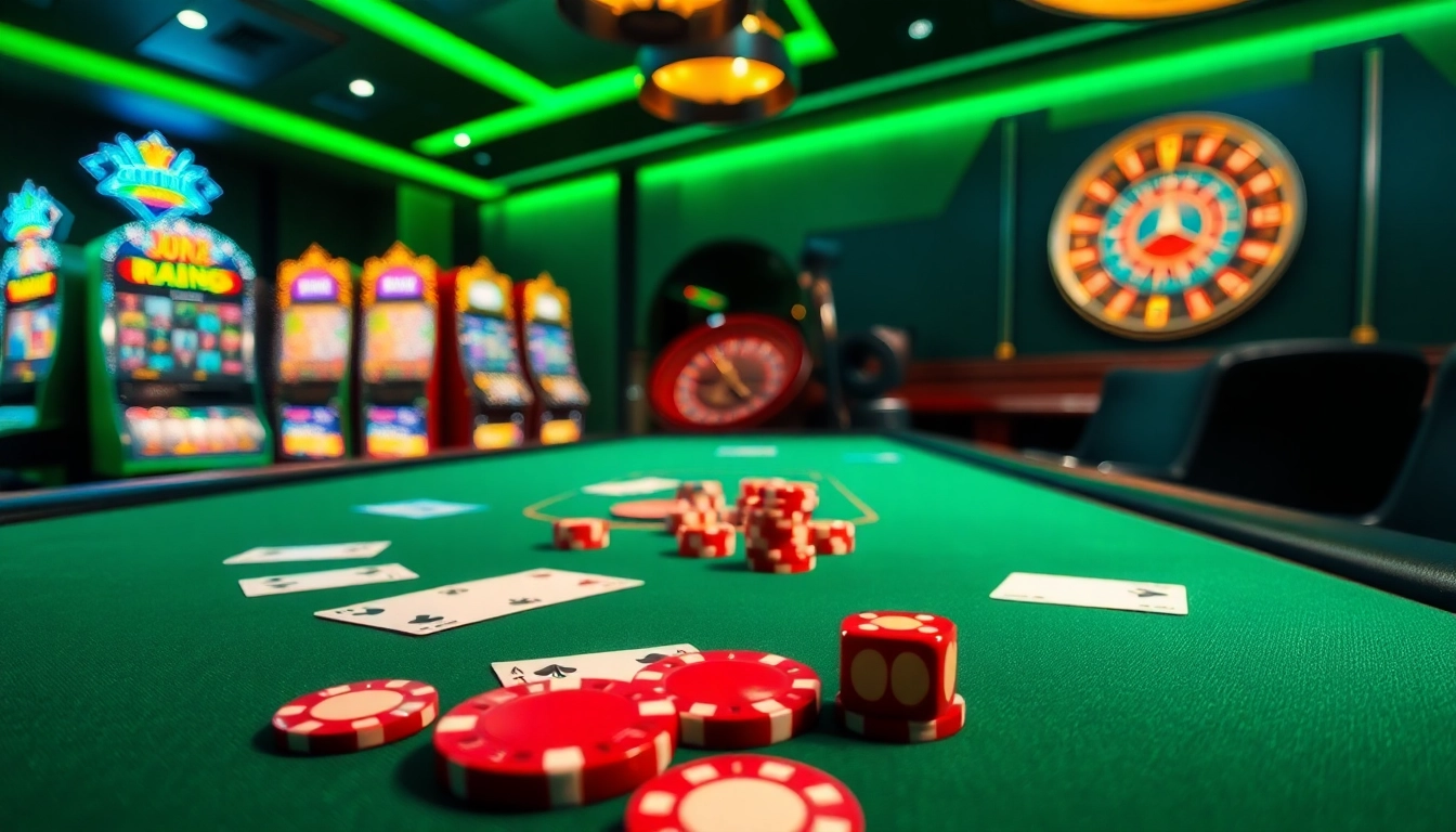 Experience exciting gaming action at loto188.gb.net with vibrant poker, blackjack, and slot machines.