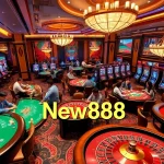 Engage in action-packed gameplay at New888 casino with vibrant tables and exciting games.