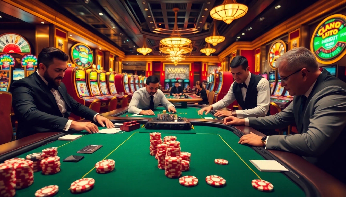 Experience the thrill of betting at okfun com casino with vibrant games and engaging players.