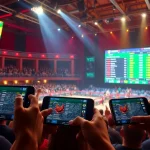 Engaging live cockfighting scene on sv368win.live showcasing dynamic betting interface and vibrant atmosphere.