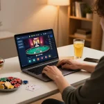 Play E2BET slots online while enjoying a cozy atmosphere at home with snacks.