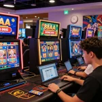 Engaged players enjoying 88AA online casino, showcasing vibrant gaming atmosphere.
