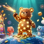 Experience excitement with sun-win's dynamic slot game illustrations featuring joyous characters and vibrant elements.